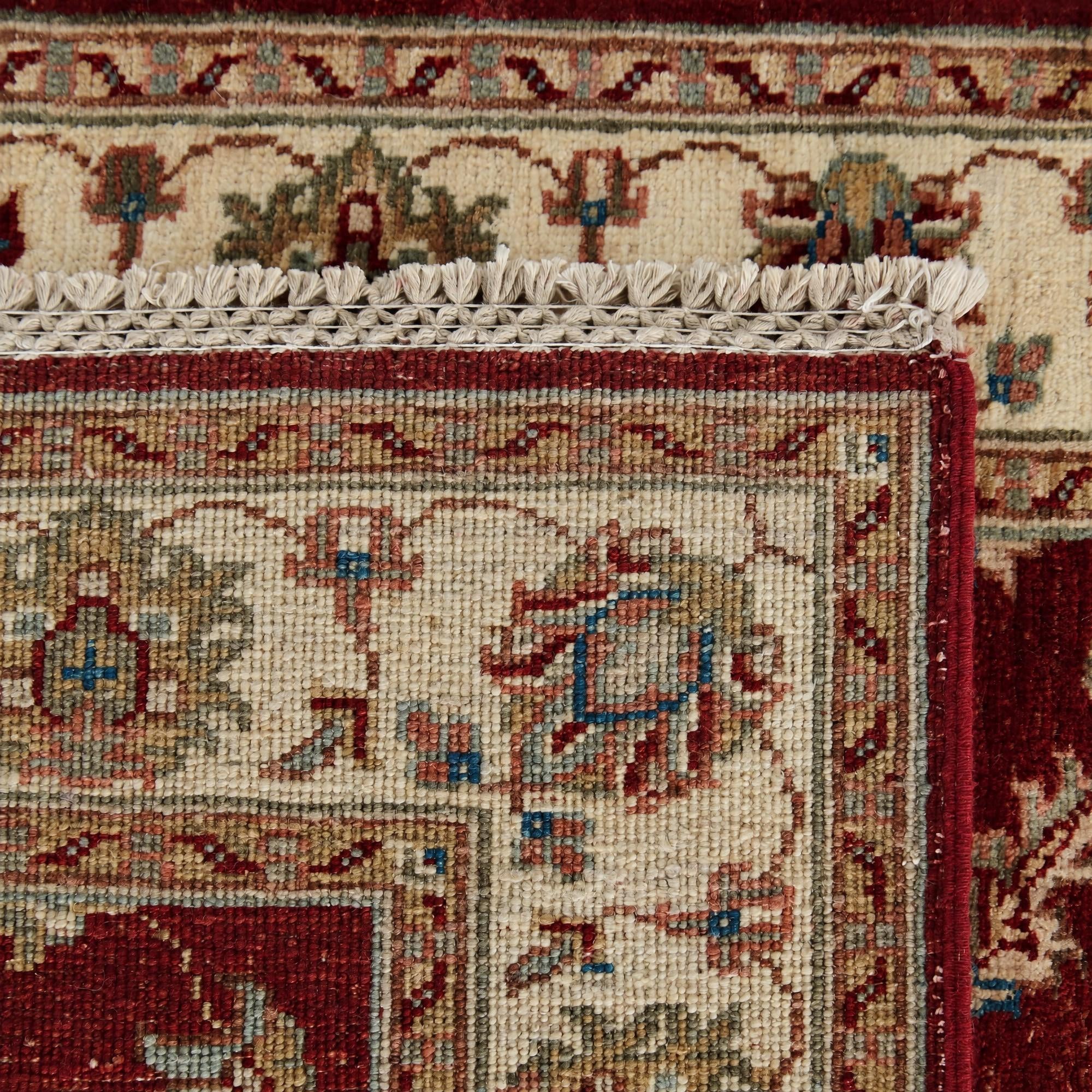 85cm x 295cm Hand Knotted Ziegler Runner Rug