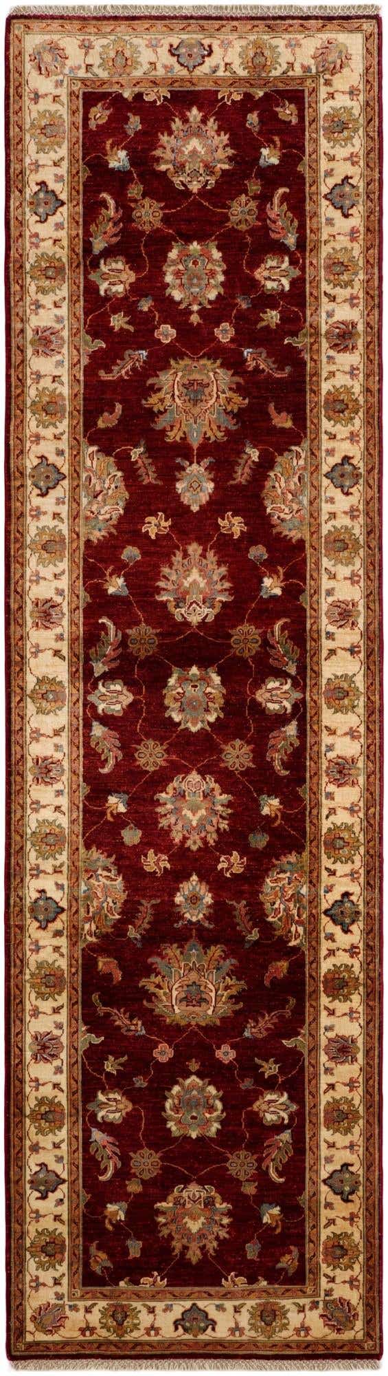 2' 9 x 9' 8 Hand Knotted Ziegler Runner Rug