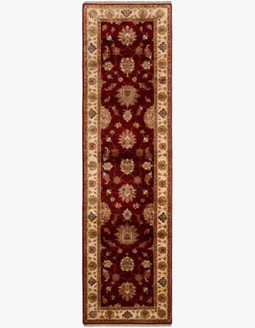 2' 9 x 9' 8 Hand Knotted Ziegler Runner Rug
