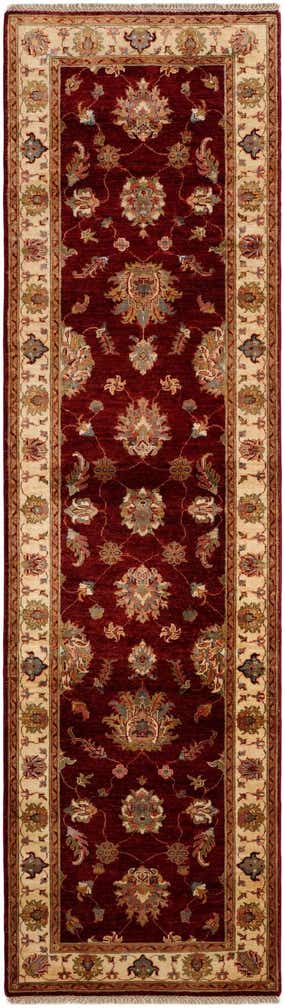 2' 9 x 9' 8 Hand Knotted Ziegler Runner Rug