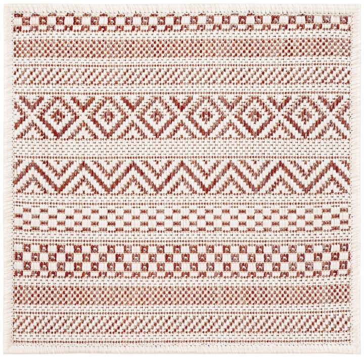 1' 4 x 1' 4 Easy-Clean Ribbon Indoor / Outdoor Sample Rug