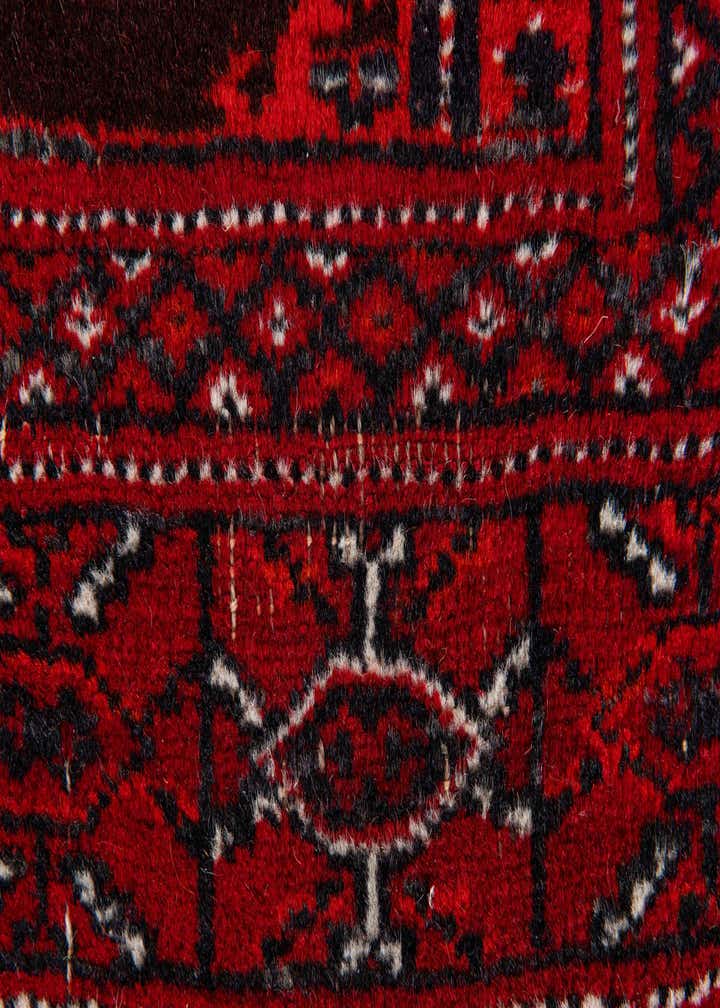 2' 7 x 3' 4 Hand Knotted Afghan Akhche Wool Square Rug