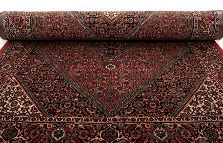Detailansicht von 80cm x 100cm Handgeknüpft Afshar Persisch Wolle Quadrat Teppich