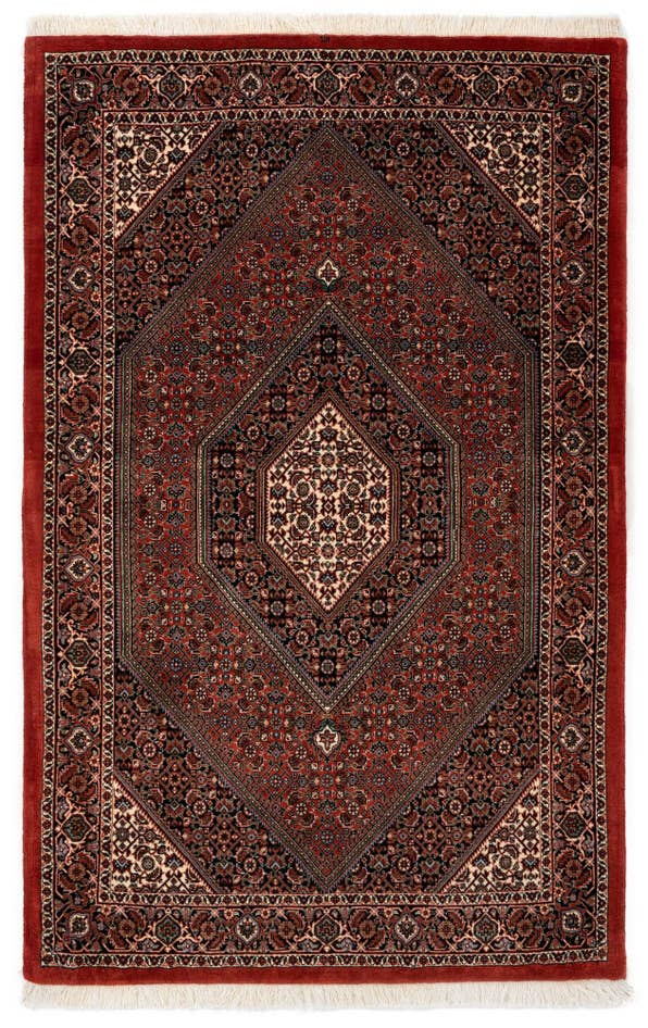 Detailansicht von 80cm x 100cm Handgeknüpft Afshar Persisch Wolle Quadrat Teppich