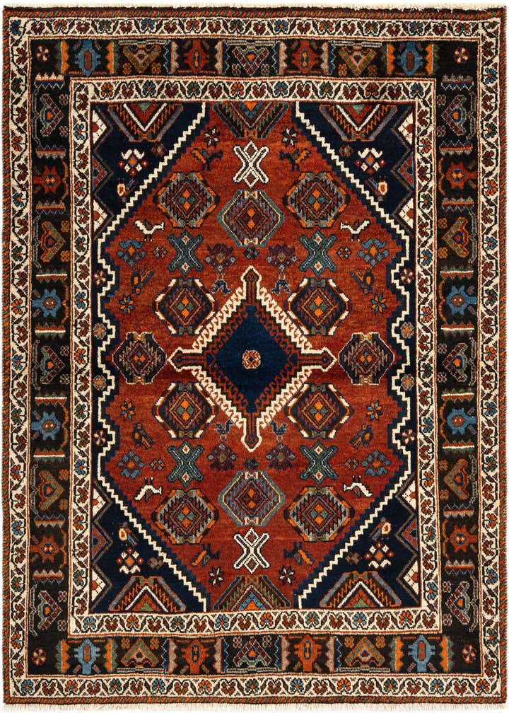 3' 11 x 5' 2 Afshar Square Rug