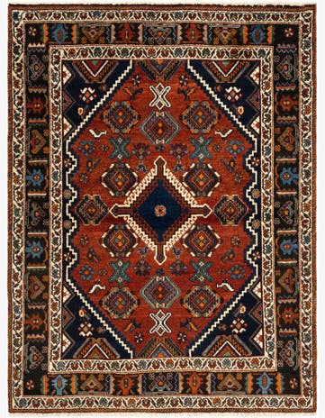 3' 11 x 5' 2 Afshar Square Rug