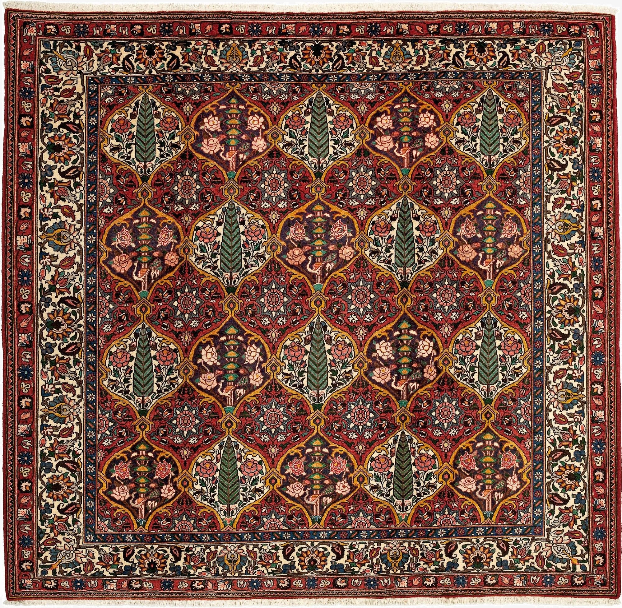 6' 6 x 6' 10 Bachtiar Square Rug