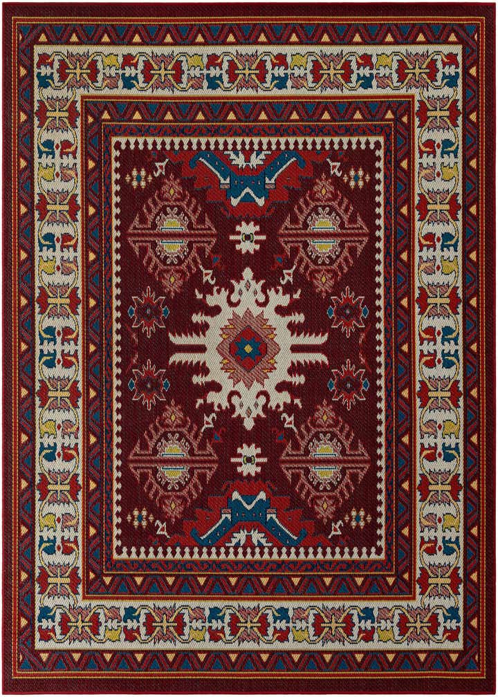 7' 10 x 7' 10 Easy-Clean Baja Indoor / Outdoor Square Rug