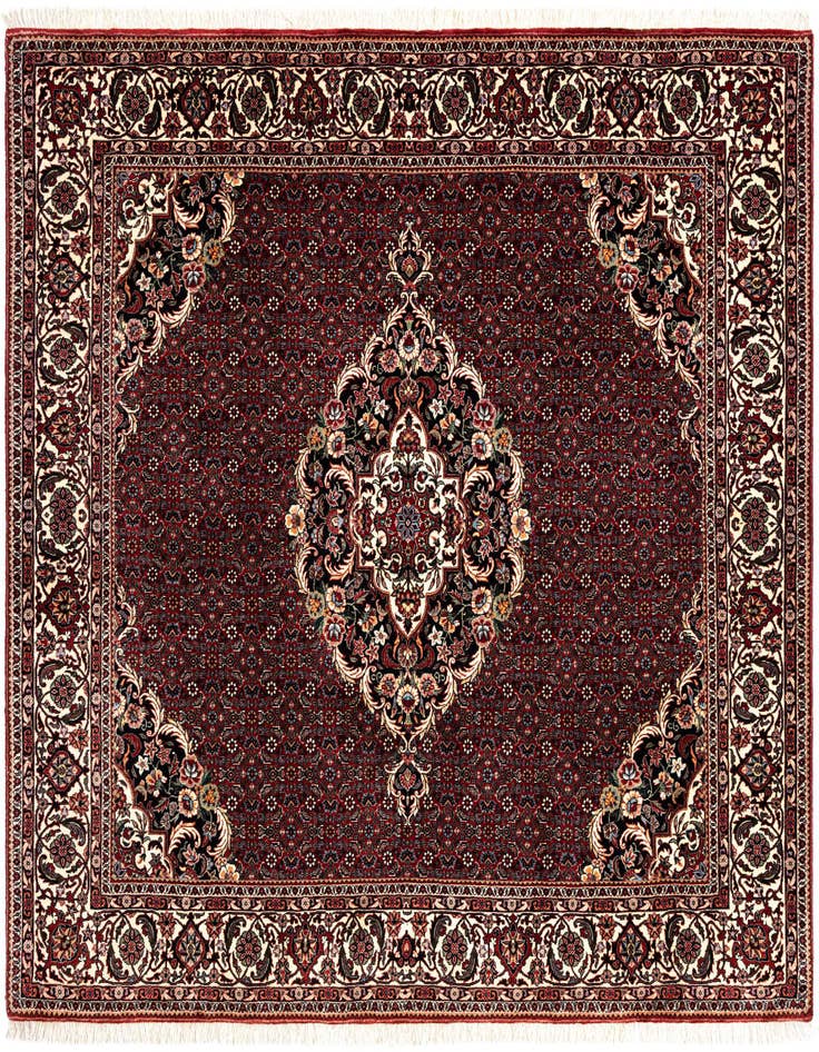 Detail image of 6' 6 x 6' 9 Bidjar Wool Square Rug