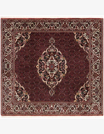 6' 6 x 6' 9 Bidjar Wool Square Rug