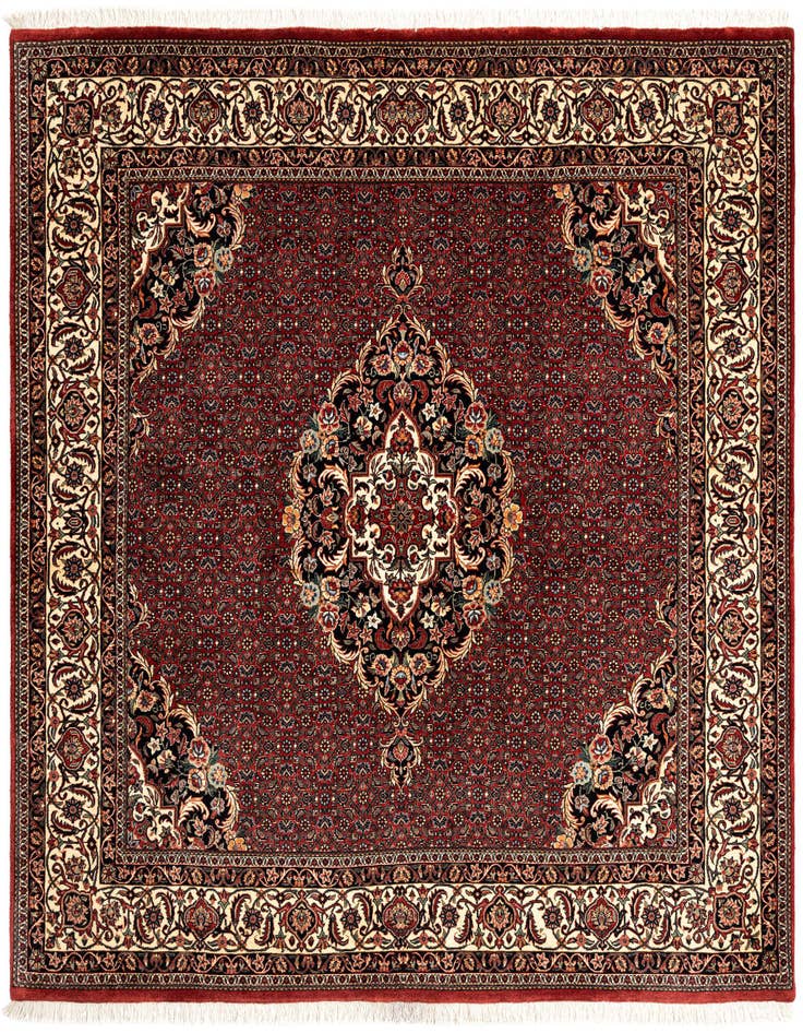 Detail image of 6' 8 x 6' 9 Bidjar Wool Square Rug