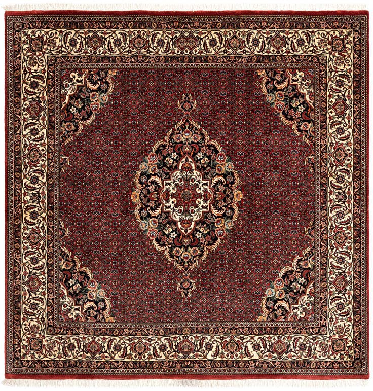 Detail image of 6' 8 x 6' 9 Bidjar Wool Square Rug