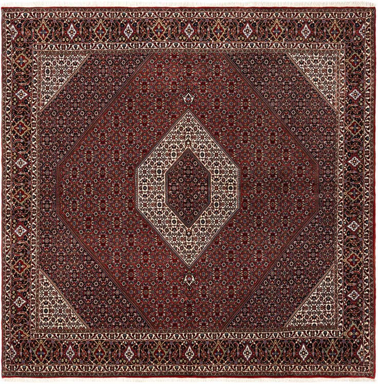 Detail image of 8' 5 x 8' 5 Bidjar Wool Square Rug
