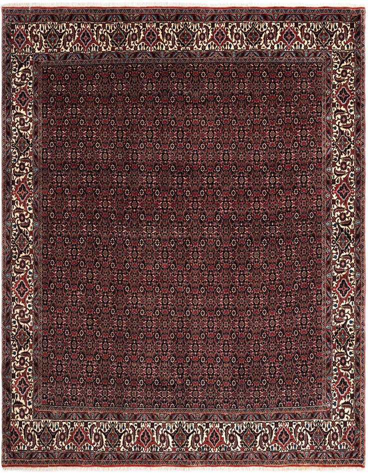 Detail image of 8' x 8' 3 Bidjar Wool Square Rug