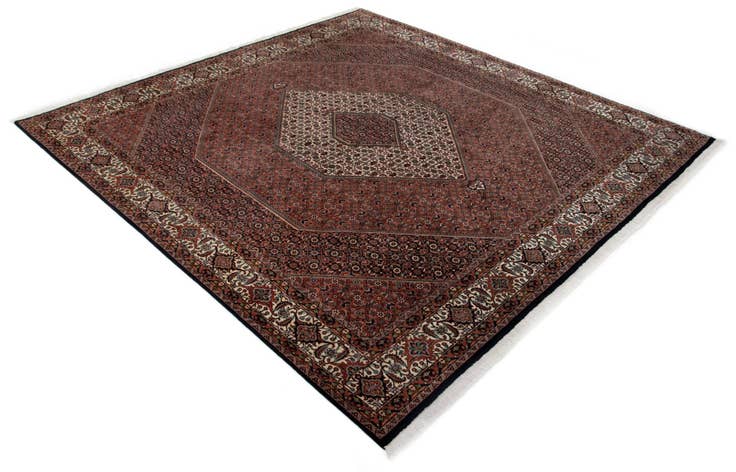 Detail image of 8' 3 x 8' 4 Hand Knotted Bidjar Persian Wool Square Rug