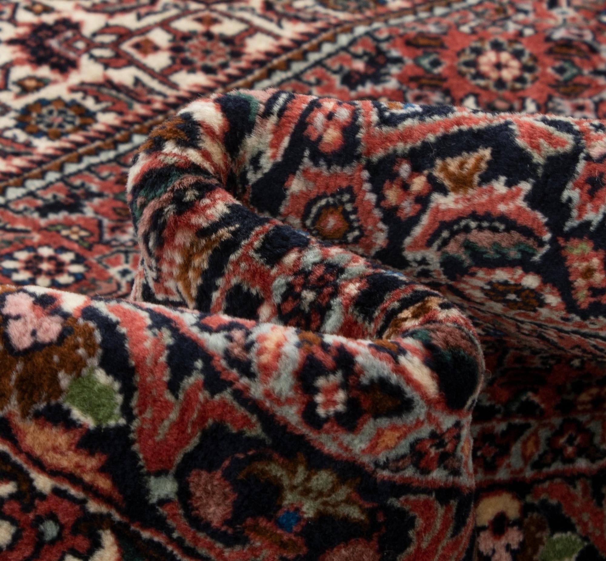 8' 3 x 8' 4 Hand Knotted Bidjar Persian Wool Square Rug