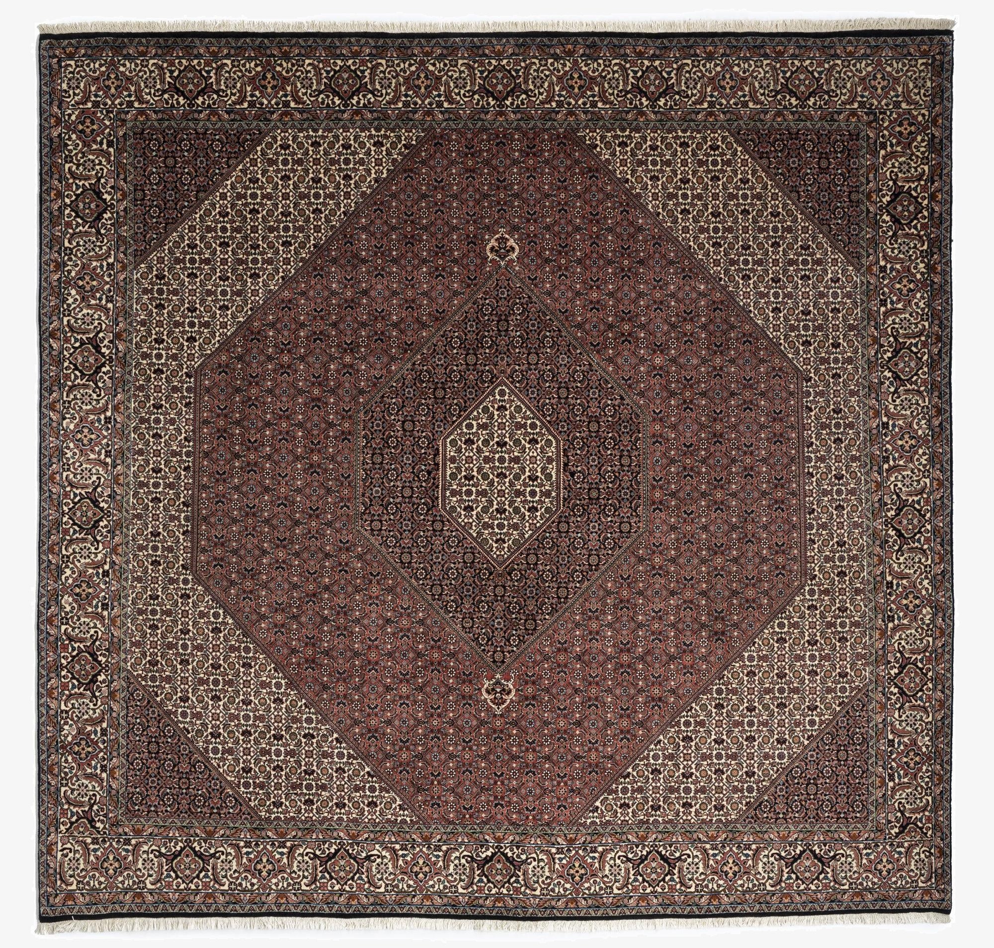 9' 6 x 9' 10 Bidjar Wool Square Rug