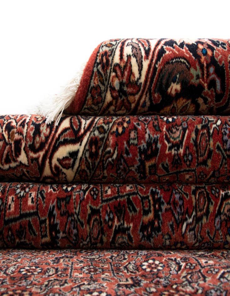 Detail image of 6' 4 x 6' 10 Bidjar With Silk Square Rug