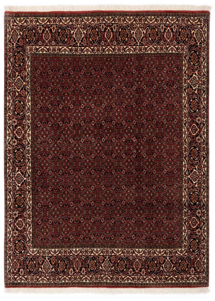 6' 4 x 6' 10 Bidjar With Silk Square Rug