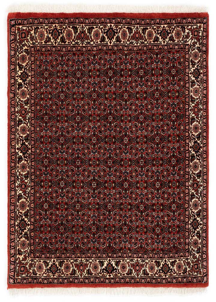 3' 9 x 3' 9 Bidjar With Silk Square Rug