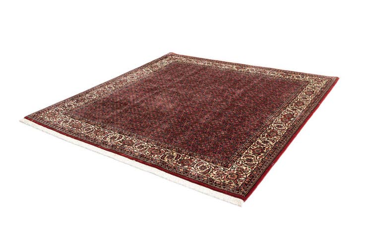 Detail image of 6' 8 x 6' 10 Bidjar With Silk Square Rug