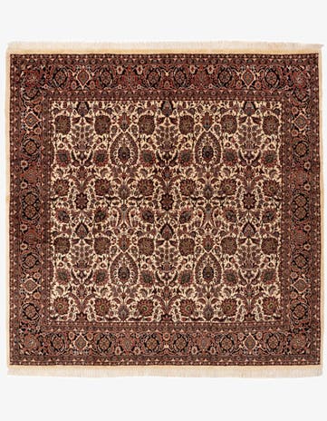 6' 8 x 6' 9 Bidjar With Silk Square Rug