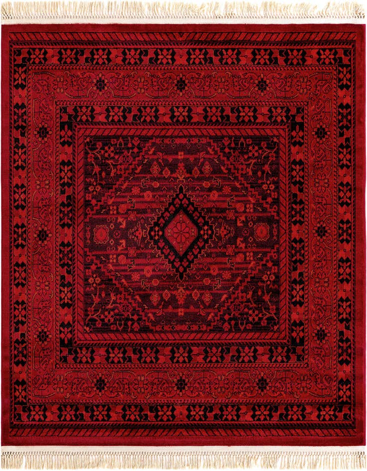 Detail image of 5' 3 x 5' 3 Bokhara Square Rug