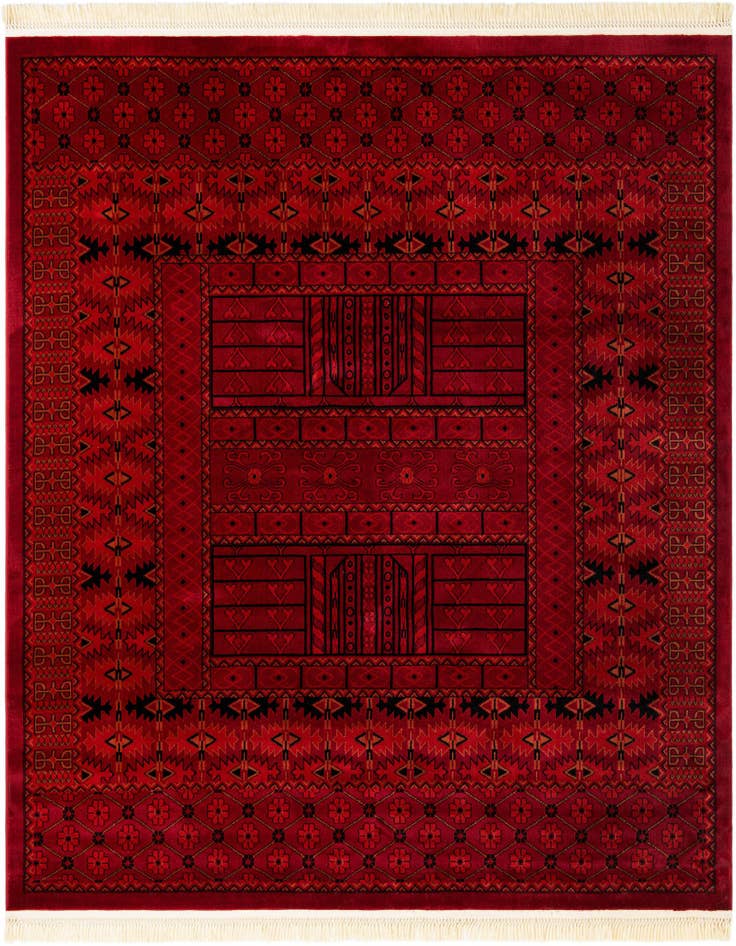 Detail image of 6' 1 x 6' 1 Bokhara Square Rug