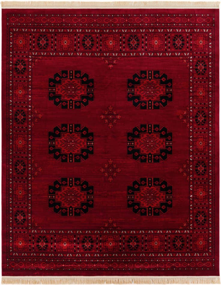 Detail image of 10' x 10' Bokhara Square Rug