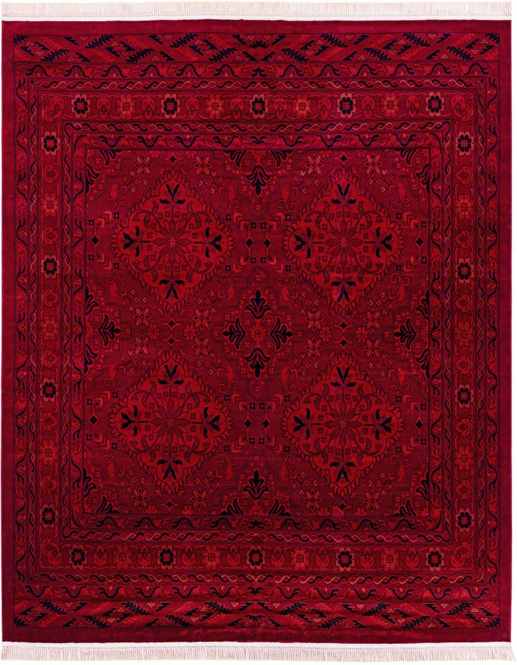 Detail image of 10' x 10' Bokhara Square Rug