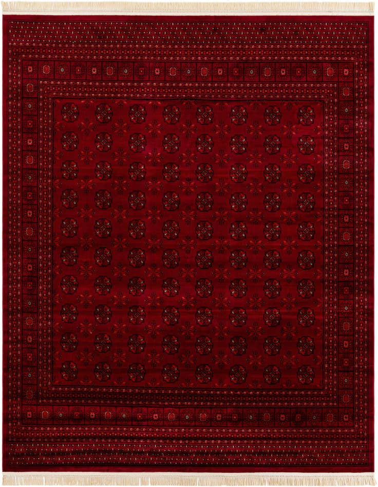 Detail image of 10' x 10' Bokhara Square Rug