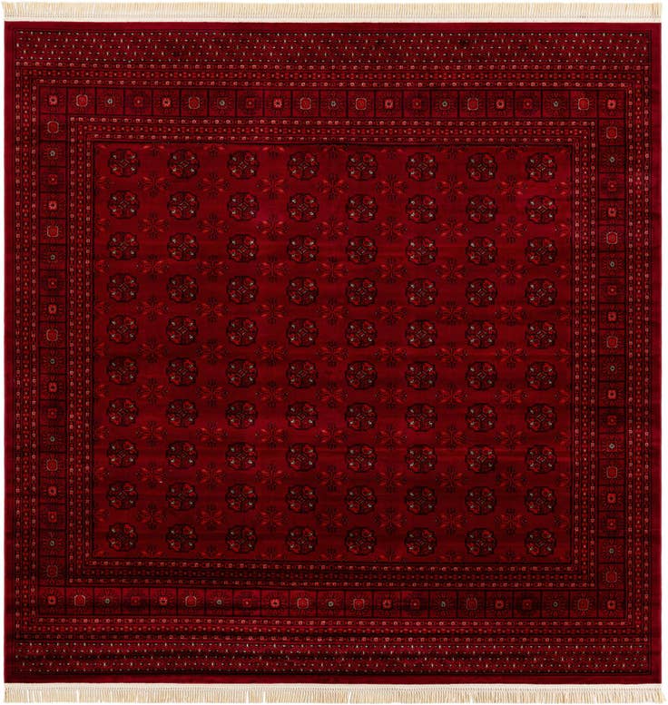 Detail image of 10' x 10' Bokhara Square Rug