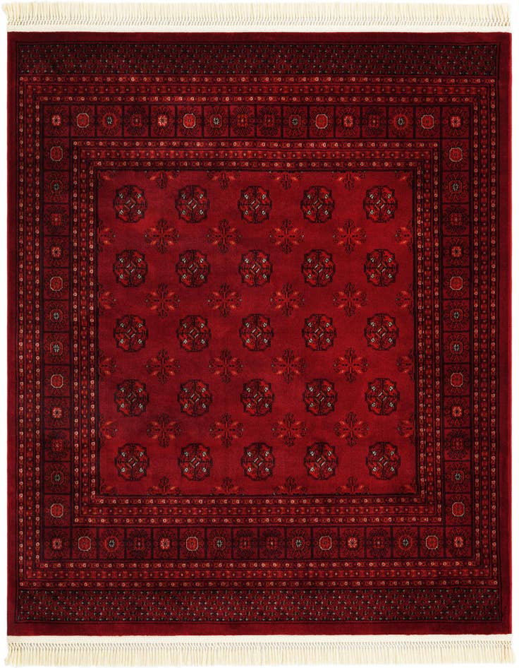 Detail image of 6' 1 x 6' 1 Bokhara Square Rug