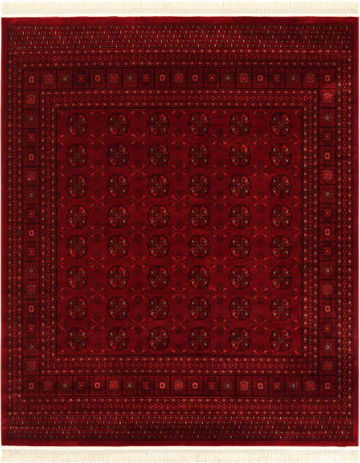 Detail image of 7' 10 x 7' 10 Bokhara Square Rug