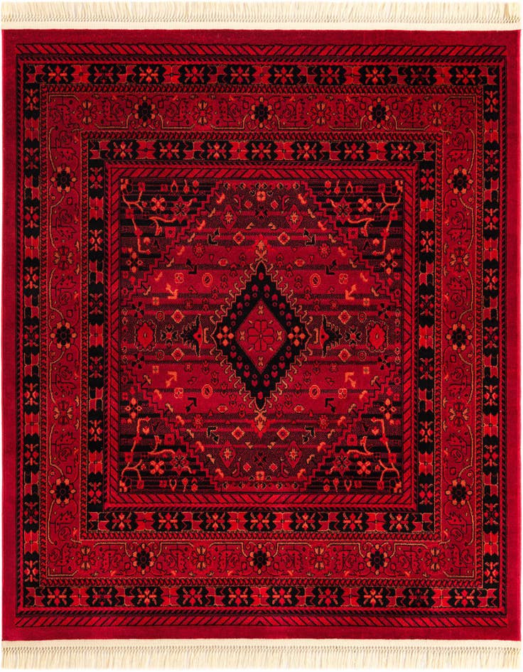 Detail image of 6' x 6' Bokhara Square Rug