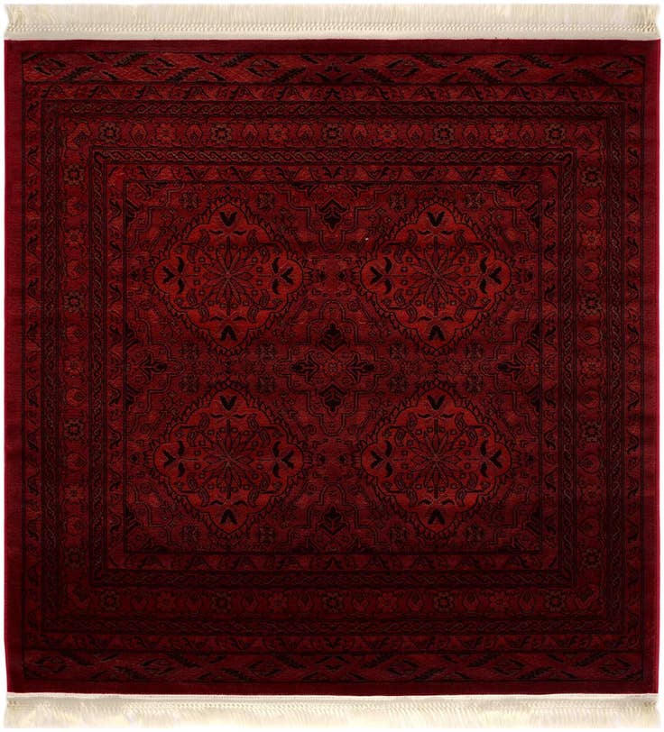 Detail image of 5' 3 x 5' 3 Bokhara Square Rug