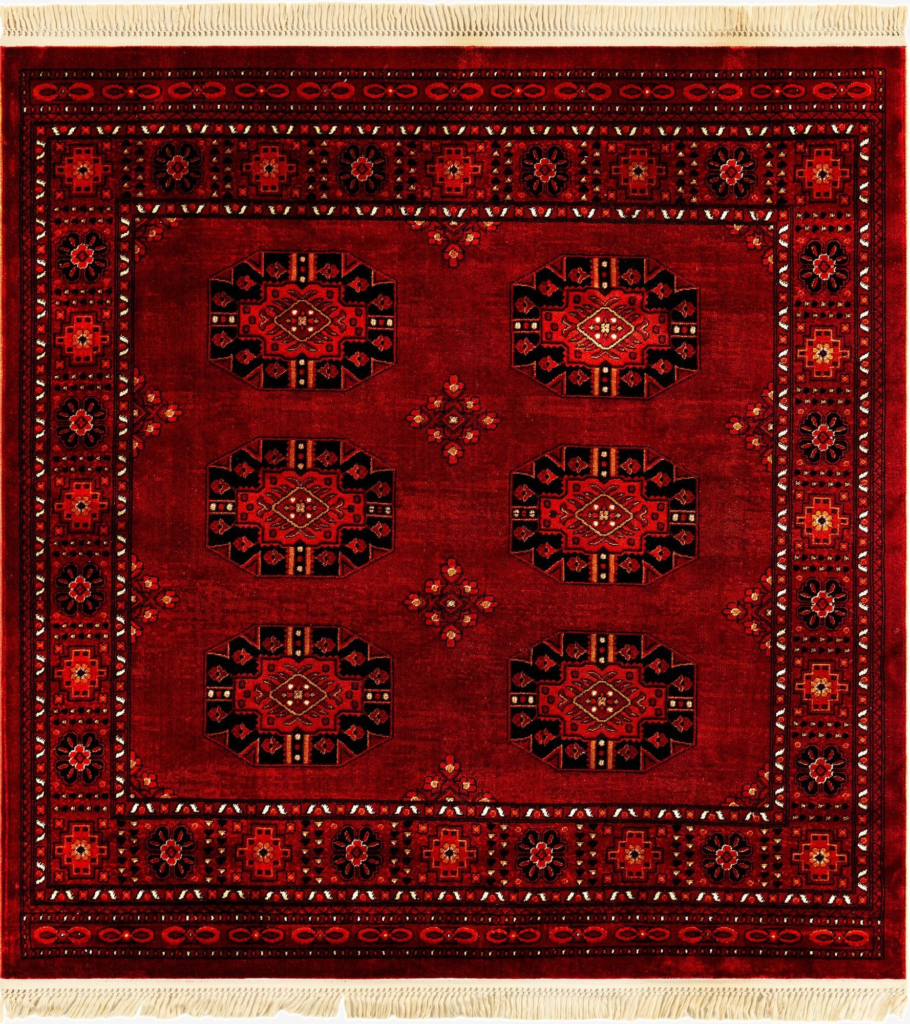 6' 1 x 6' 1 Bokhara Square Rug