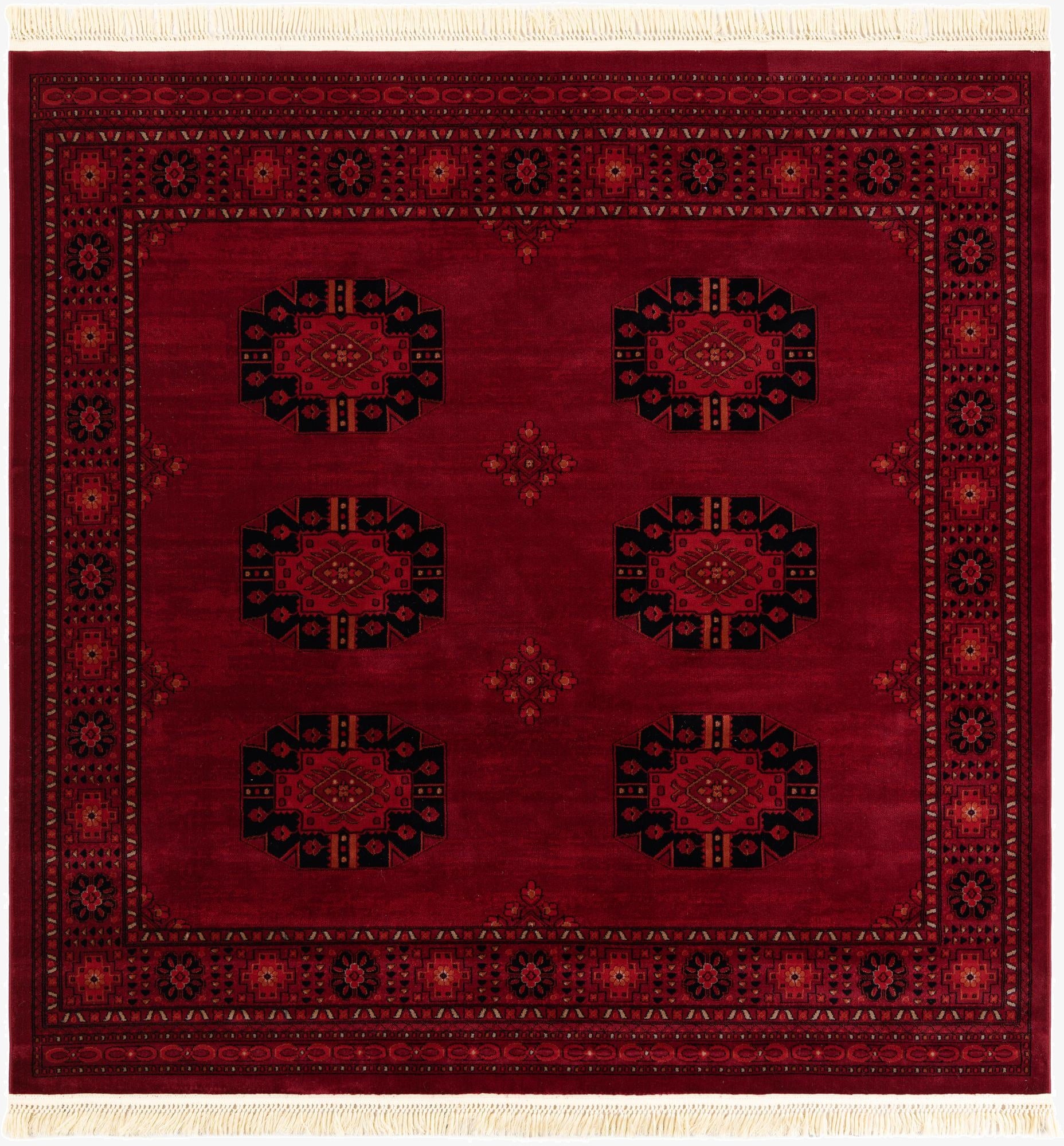 7' 10 x 7' 10 Bokhara Square Rug