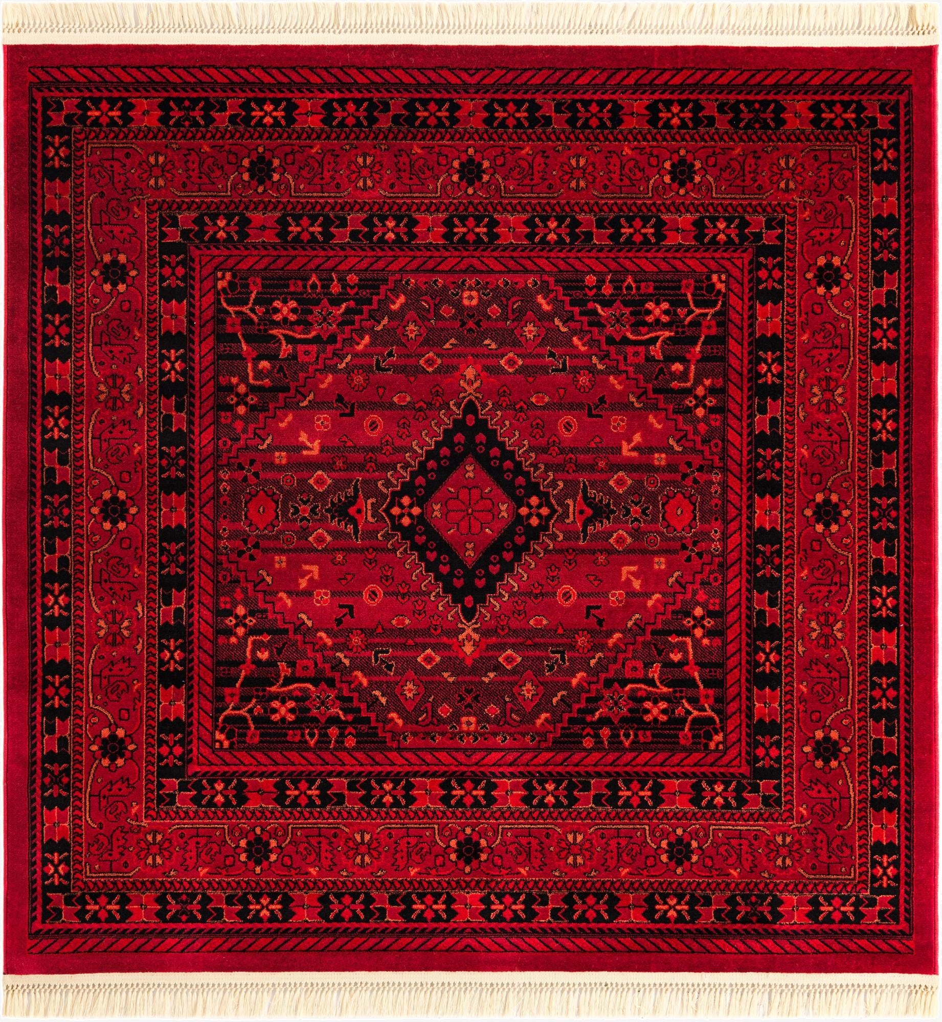 Primary image 6' x 6' Bokhara Square Rug