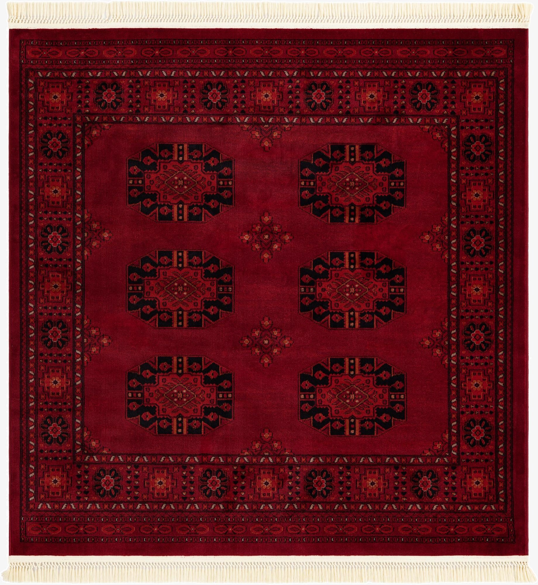 6' 1 x 6' 1 Bokhara Square Rug