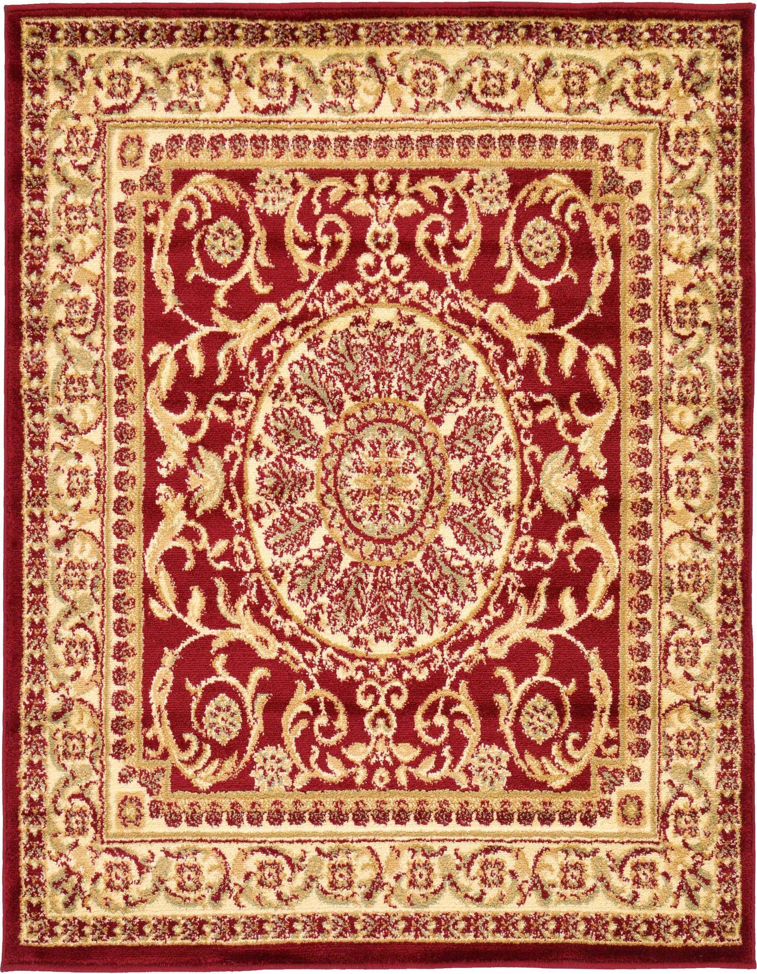 Primary image of 125cm x 125cm Classic Aubusson Cuadrado Alfombra