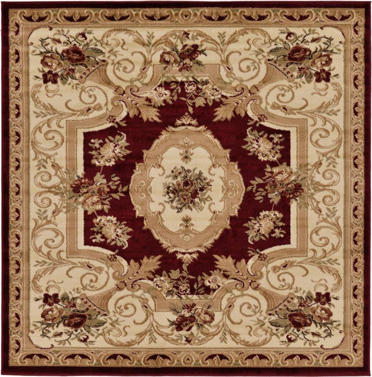 Detail image of 6' x 6' Chateau Square Rug