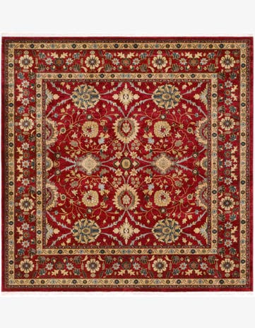 Red Chelsea Square Rug