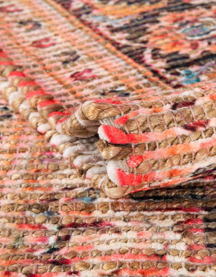 7' 10 x 7' 10 Chenille Jute Square Rug