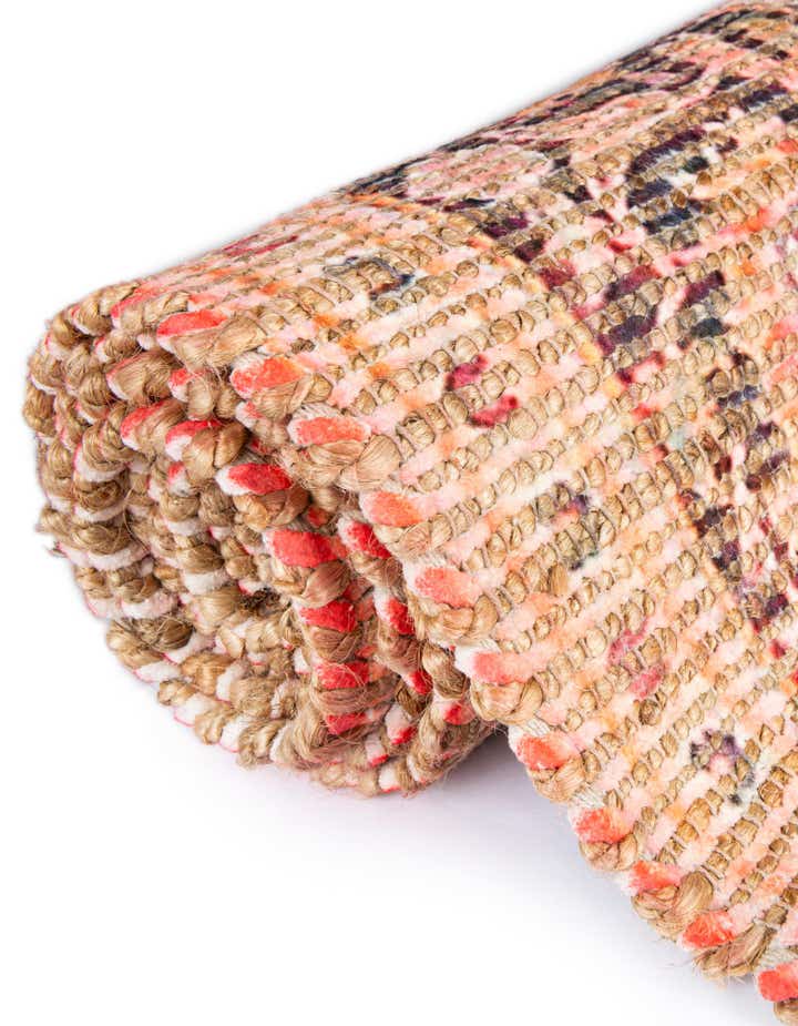 7' 10 x 7' 10 Chenille Jute Square Rug