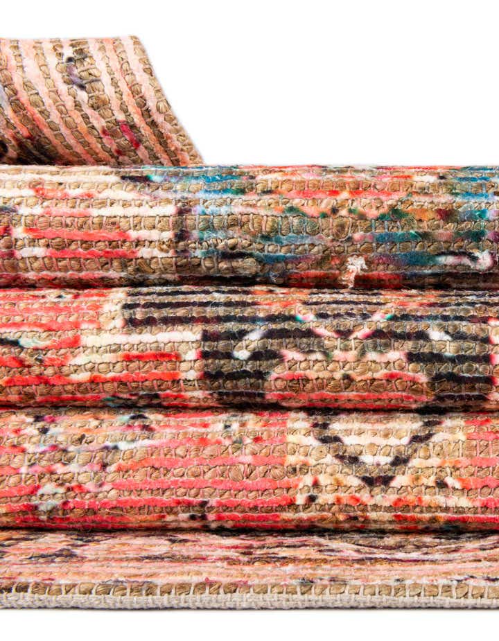 7' 10 x 7' 10 Chenille Jute Square Rug