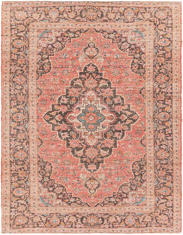 Detail image of 7' 10 x 7' 10 Chenille Jute Square Rug