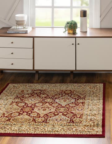 4' x 4' Classic Agra Square Rug