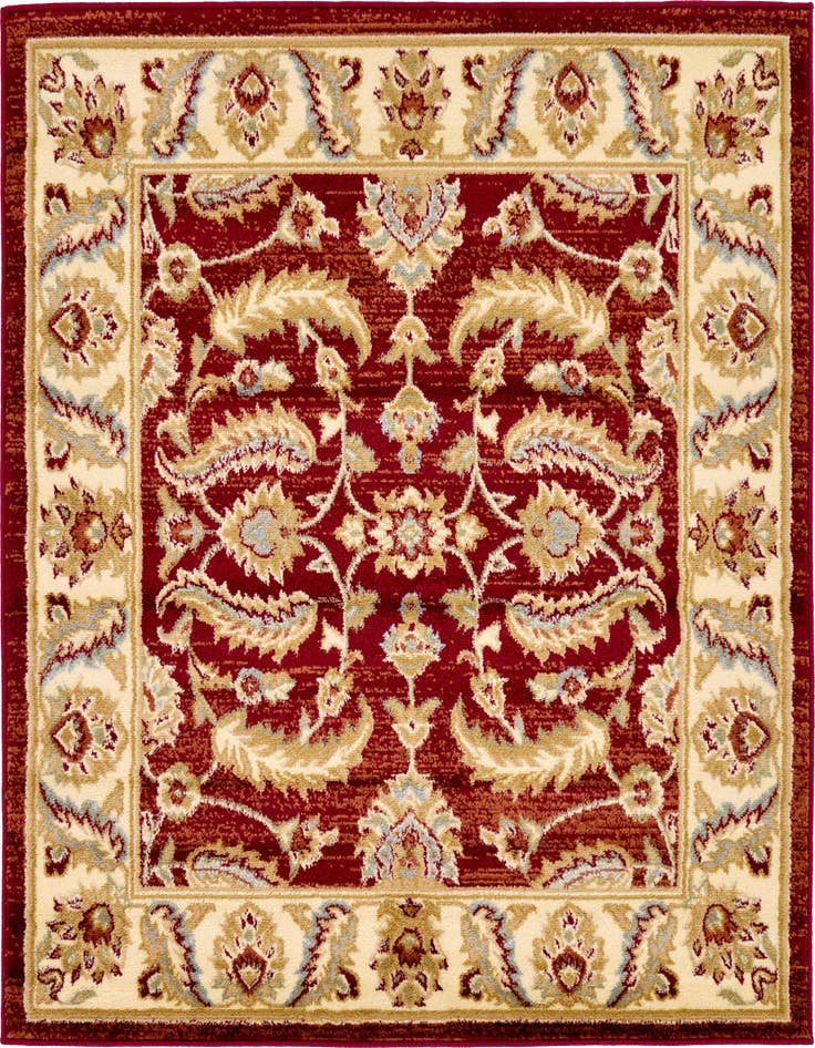 Detail image of 4' x 4' Classic Agra Square Rug