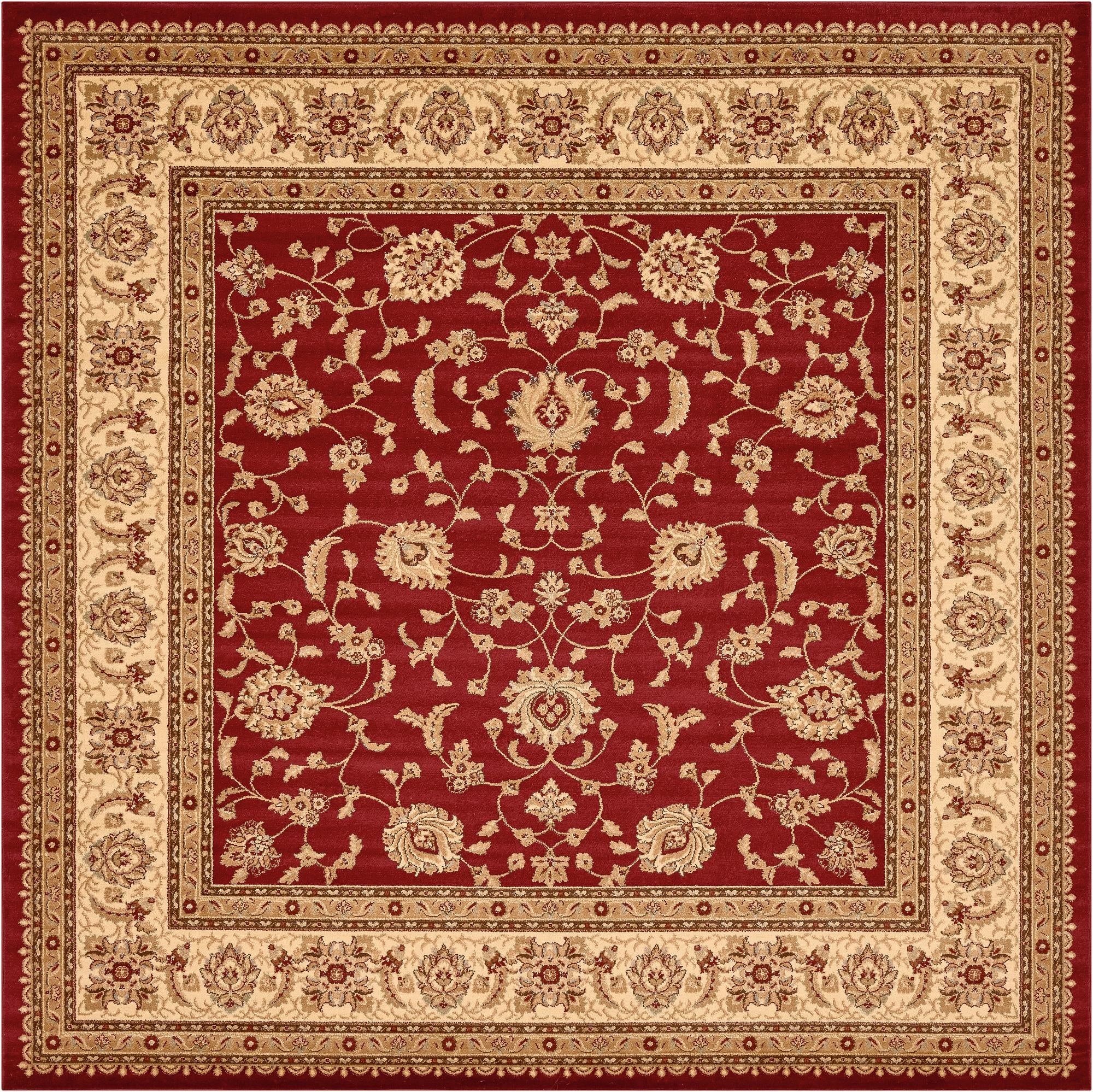 10' x 10' Classic Agra Square Rug